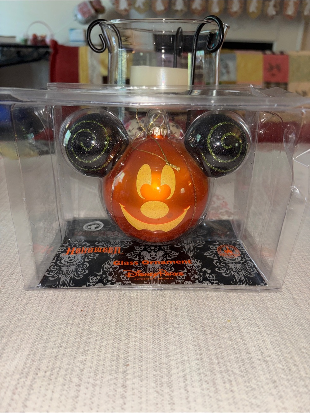 Disney Parks Mickey Happy Halloween Large Ornament!